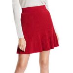 red-a-line-skirt