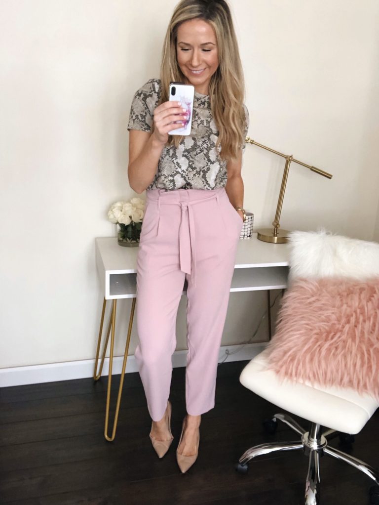 How To Wear Paperbag Pants