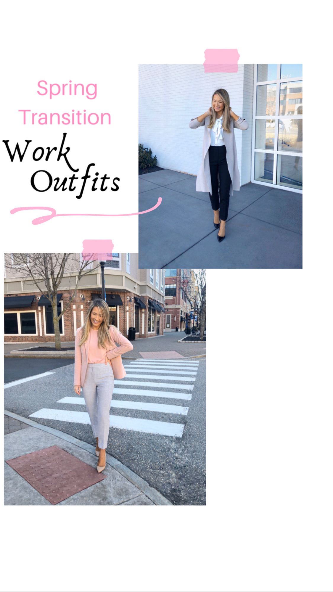 Spring Transition Work Outfits