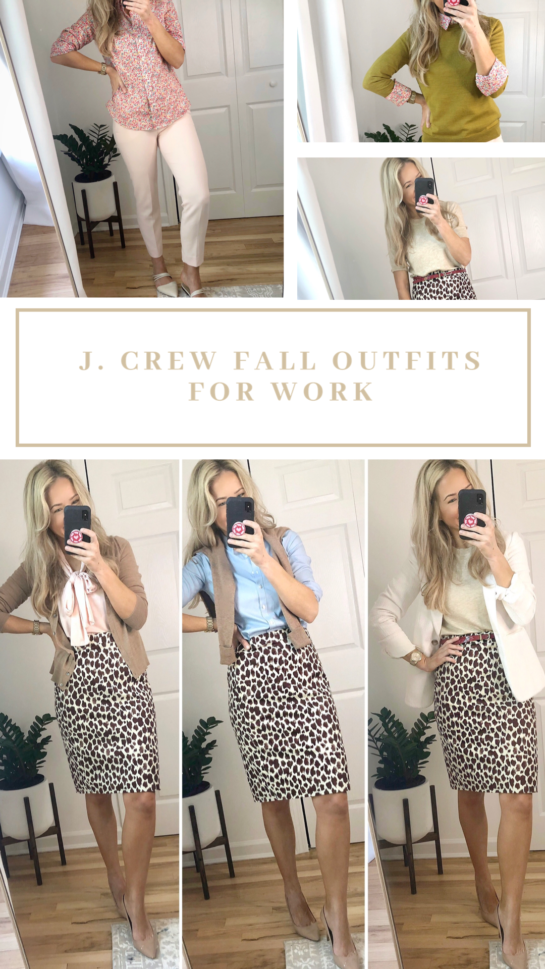 J.Crew Fall Outfits For Work